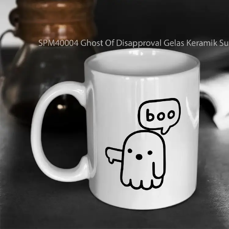 SPM40004 Ghost Of Disapproval Gelas Keramik Supermug