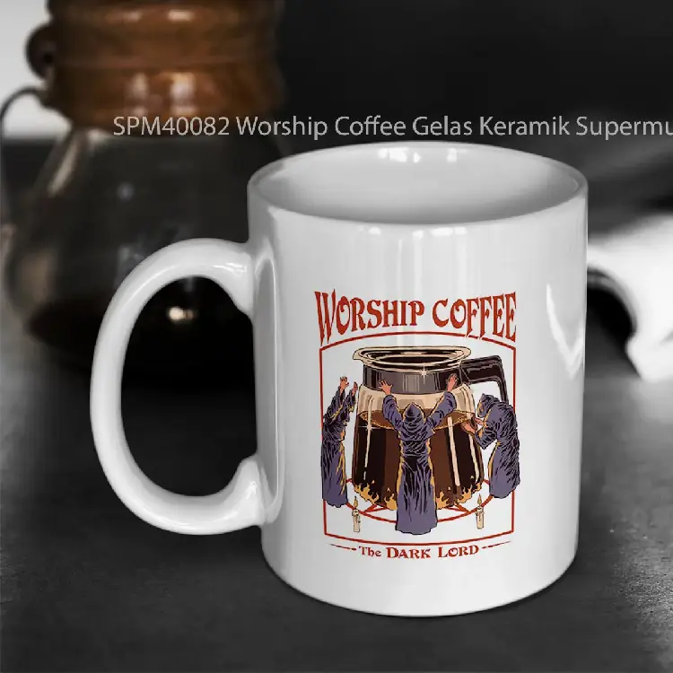 SPM40082 Worship Coffee Gelas Keramik Supermug