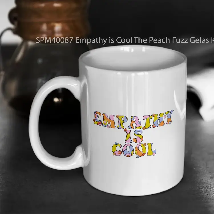 SPM40087 Empathy is Cool The Peach Fuzz Gelas Keramik Supermug