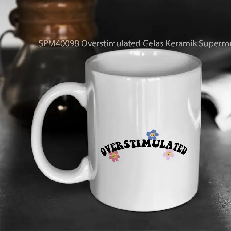 SPM40098 Overstimulated Gelas Keramik Supermug