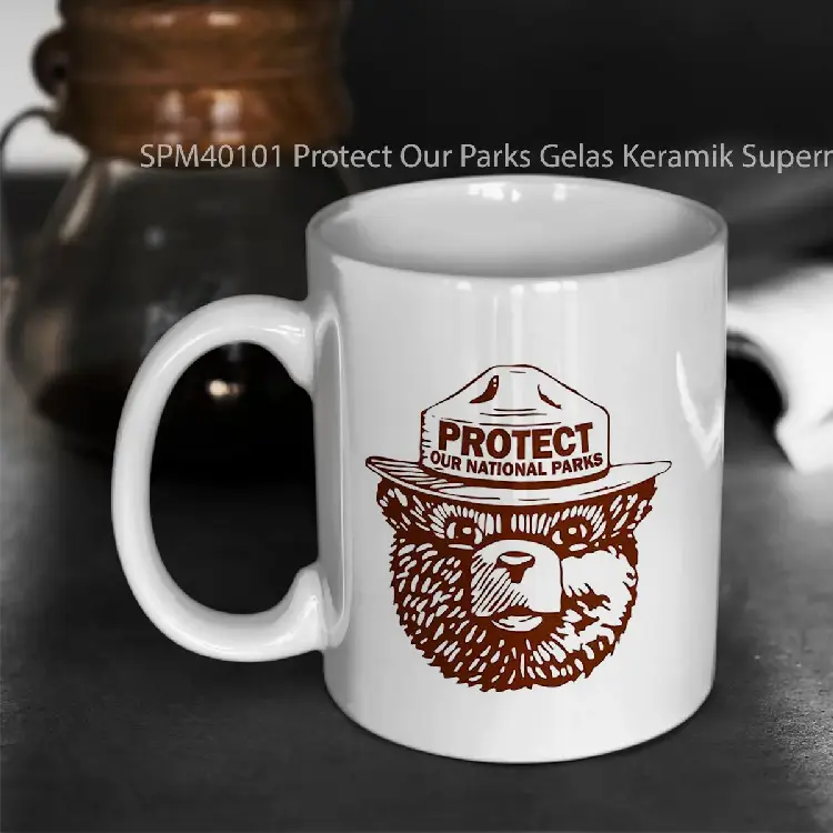 SPM40101 Protect Our Parks Gelas Keramik Supermug