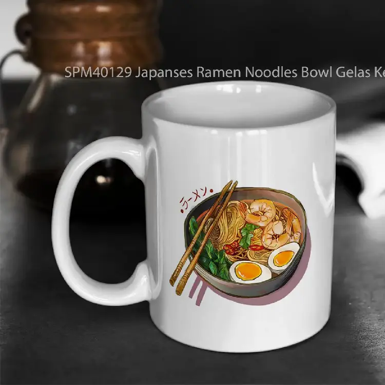 SPM40129 Japanses Ramen Noodles Bowl Gelas Keramik Supermug