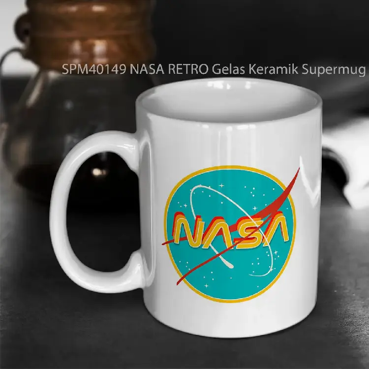 SPM40149 NASA RETRO Gelas Keramik Supermug
