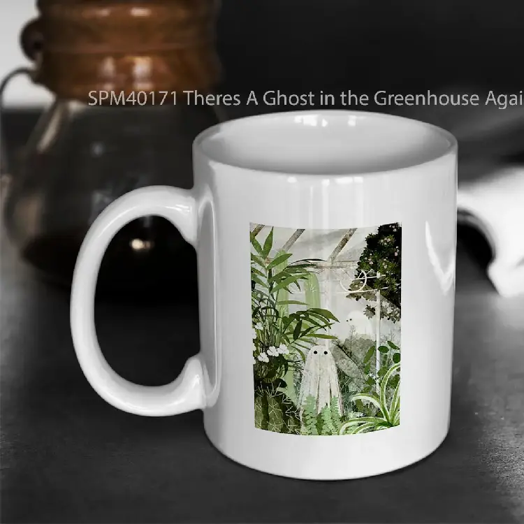 SPM40171 Theres A Ghost in the Greenhouse Again Gelas Keramik Supermug