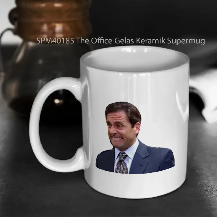 SPM40185 The Office Gelas Keramik Supermug