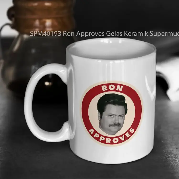 SPM40193 Ron Approves Gelas Keramik Supermug