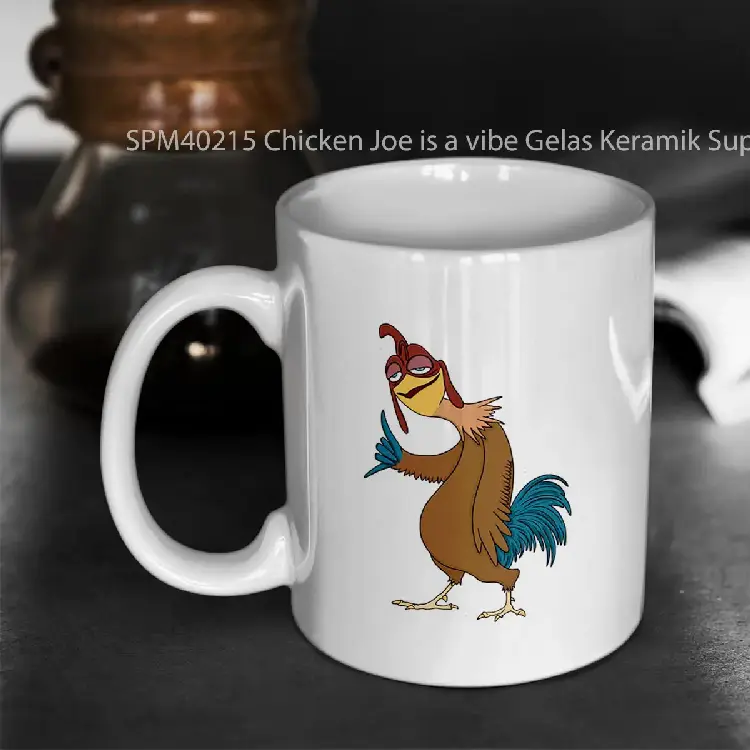 SPM40215 Chicken Joe is a vibe Gelas Keramik Supermug