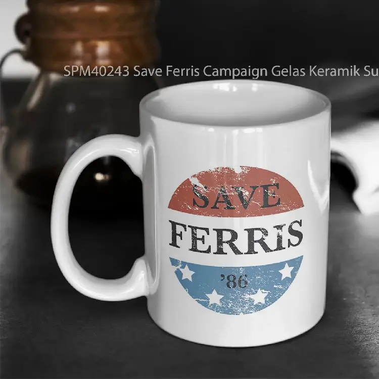 SPM40243 Save Ferris Campaign Gelas Keramik Supermug