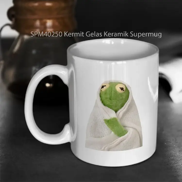 SPM40250 Kermit Gelas Keramik Supermug