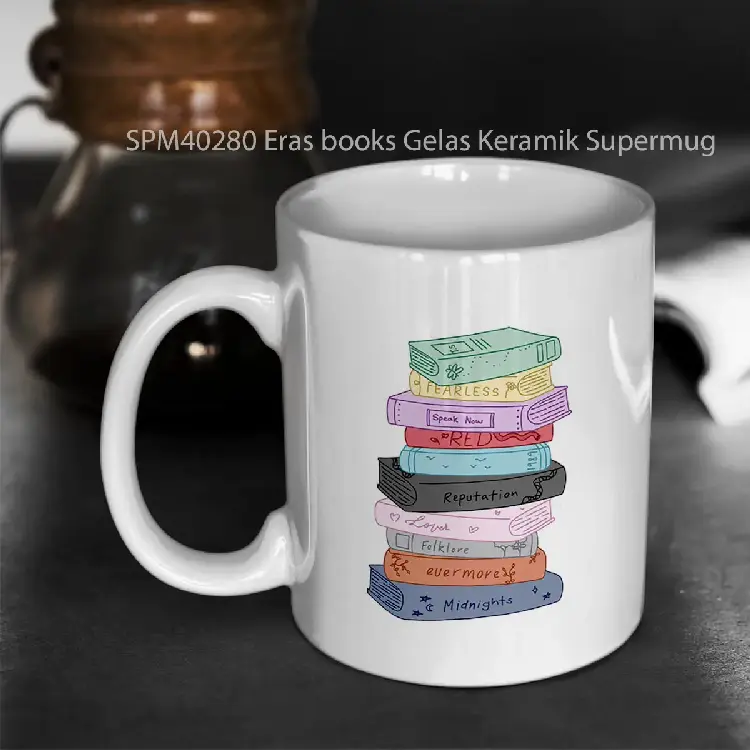 SPM40280 Eras books Gelas Keramik Supermug
