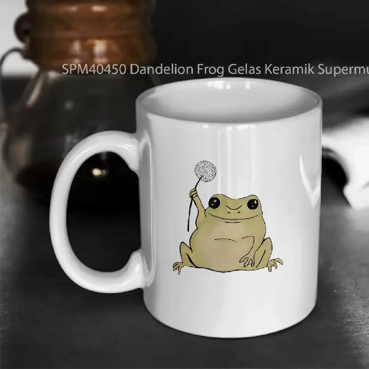 SPM40450 Dandelion Frog Gelas Keramik Supermug