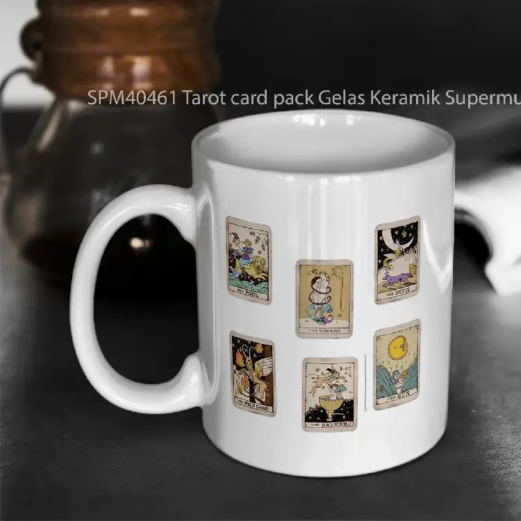 SPM40461 Tarot card pack Gelas Keramik Supermug