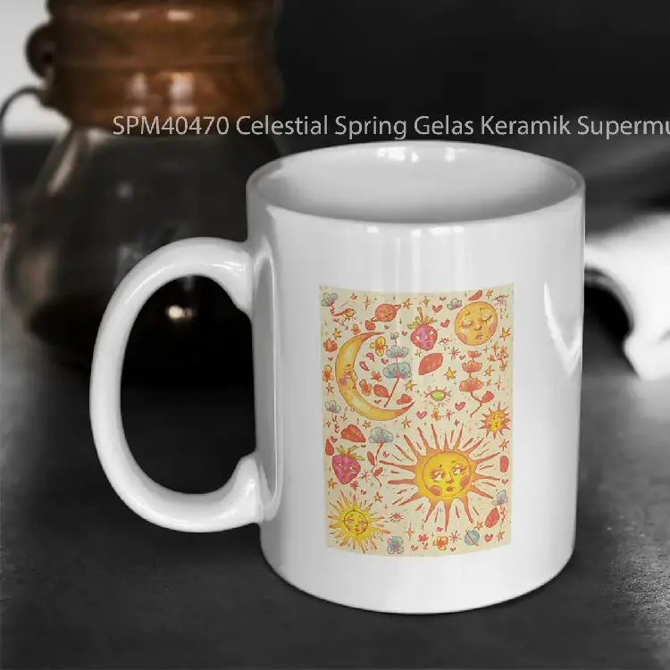SPM40470 Celestial Spring Gelas Keramik Supermug