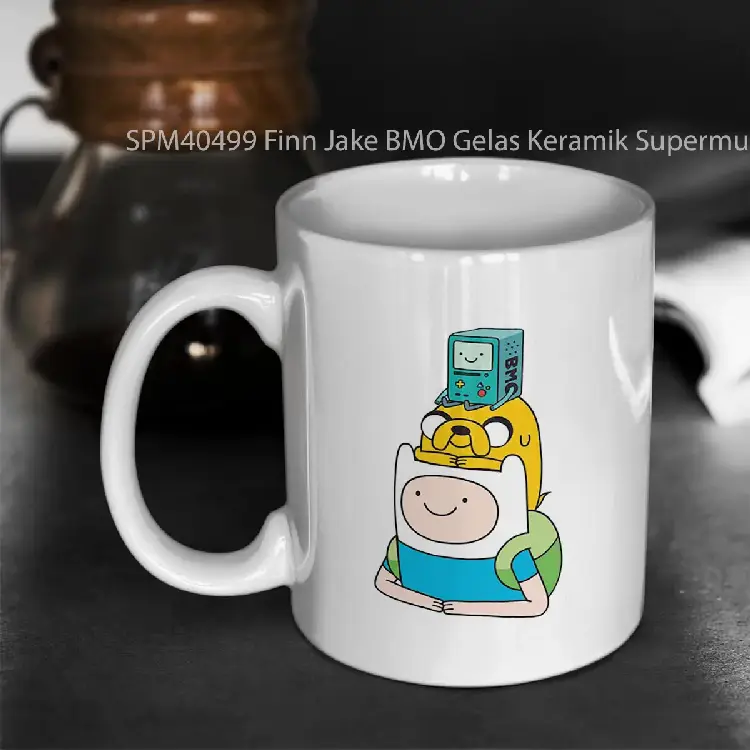 SPM40499 Finn Jake BMO Gelas Keramik Supermug