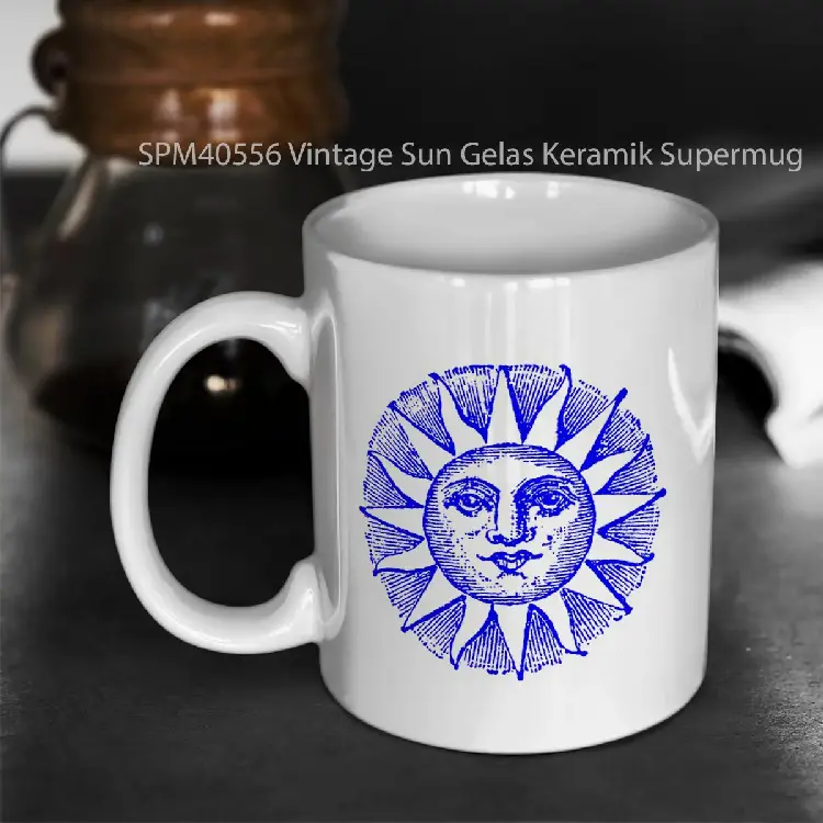 SPM40556 Vintage Sun Gelas Keramik Supermug