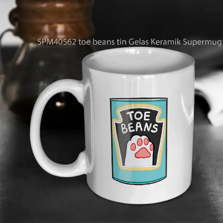 SPM40562 toe beans tin Gelas Keramik Supermug