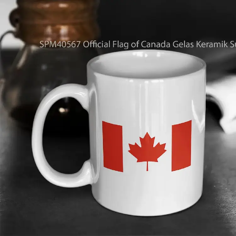 SPM40567 Official Flag of Canada Gelas Keramik Supermug