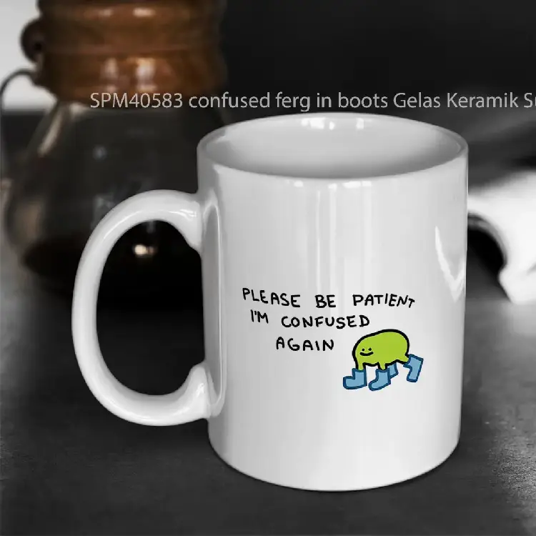 SPM40583 confused ferg in boots Gelas Keramik Supermug