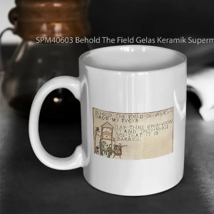 SPM40603 Behold The Field Gelas Keramik Supermug