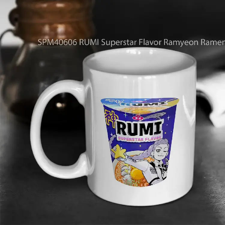 SPM40606 RUMI Superstar Flavor Ramyeon Ramen HUNTRIX KPop Demon Hunters Gelas Keramik Supermug