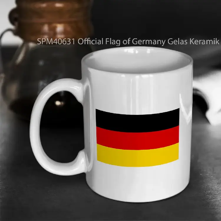 SPM40631 Official Flag of Germany Gelas Keramik Supermug