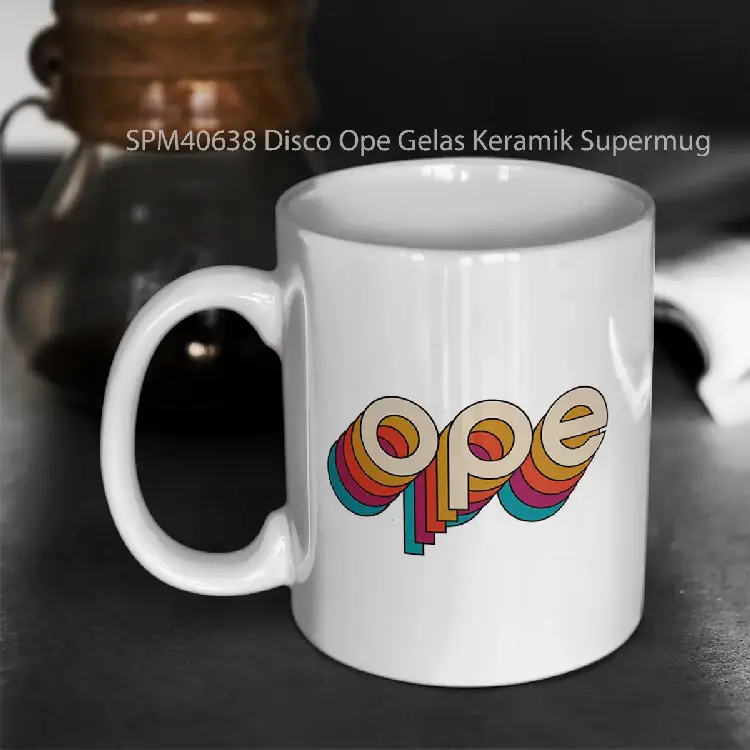SPM40638 Disco Ope Gelas Keramik Supermug