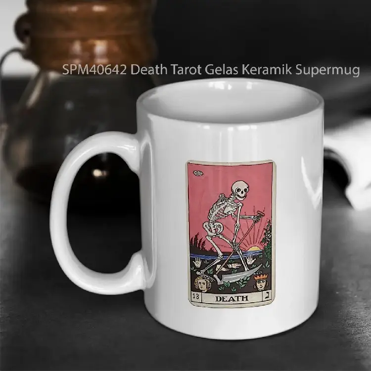 SPM40642 Death Tarot Gelas Keramik Supermug
