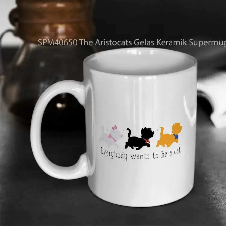 SPM40650 The Aristocats Gelas Keramik Supermug
