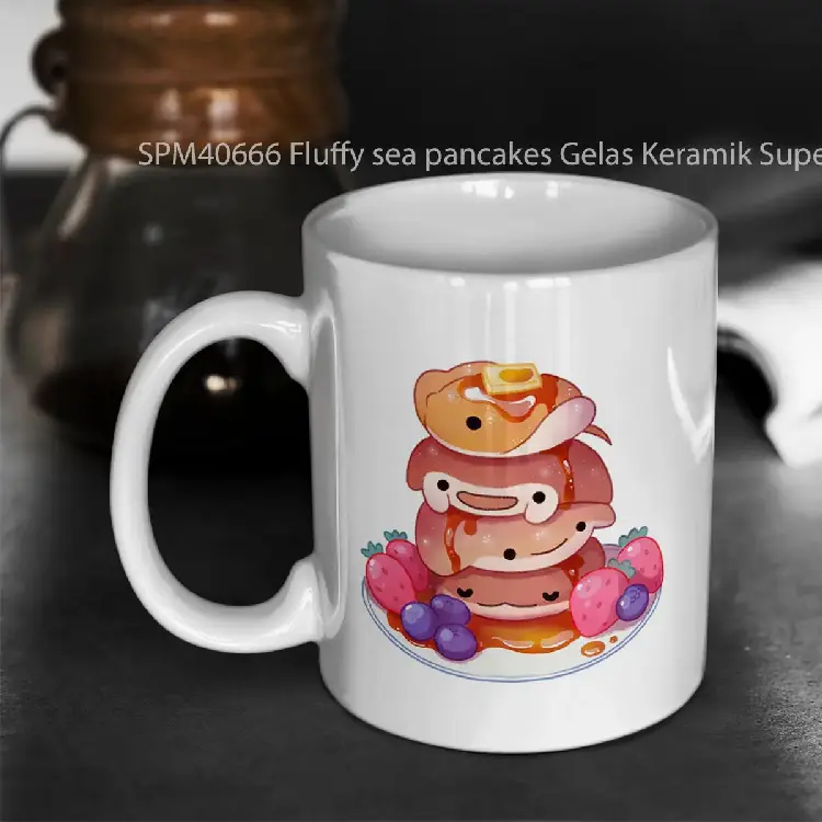 SPM40666 Fluffy sea pancakes Gelas Keramik Supermug