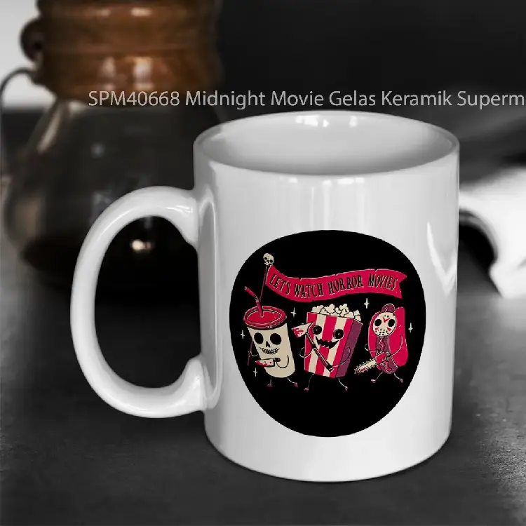 SPM40668 Midnight Movie Gelas Keramik Supermug