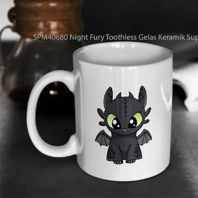 SPM40680 Night Fury Toothless Gelas Keramik Supermug