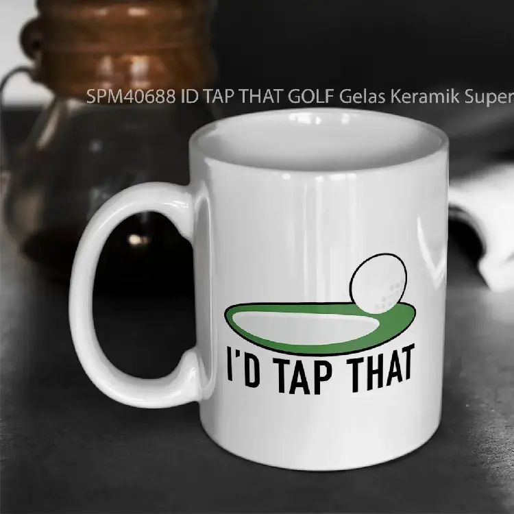 SPM40688 ID TAP THAT GOLF Gelas Keramik Supermug