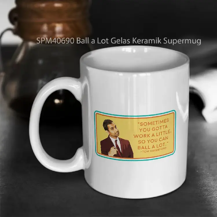 SPM40690 Ball a Lot Gelas Keramik Supermug