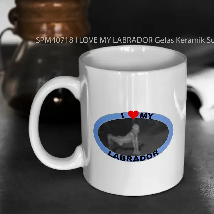 SPM40718 I LOVE MY LABRADOR Gelas Keramik Supermug