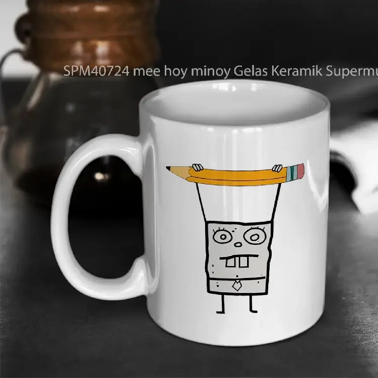 SPM40724 mee hoy minoy Gelas Keramik Supermug