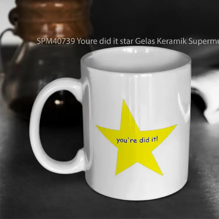 SPM40739 Youre did it star Gelas Keramik Supermug