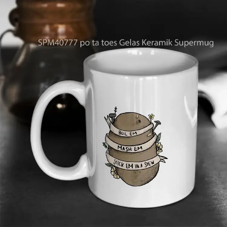 SPM40777 po ta toes Gelas Keramik Supermug