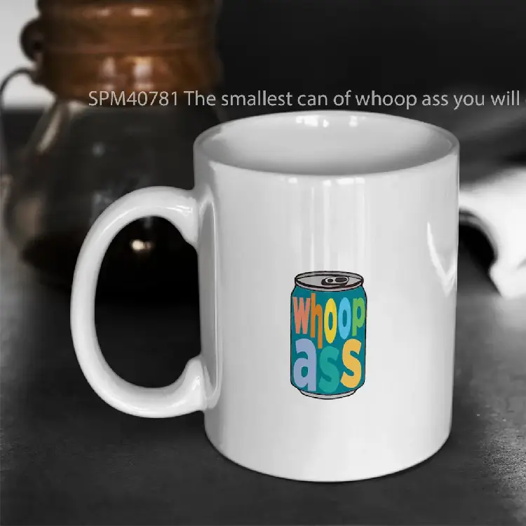 SPM40781 The smallest can of whoop ass you will ever buy Gelas Keramik Supermug