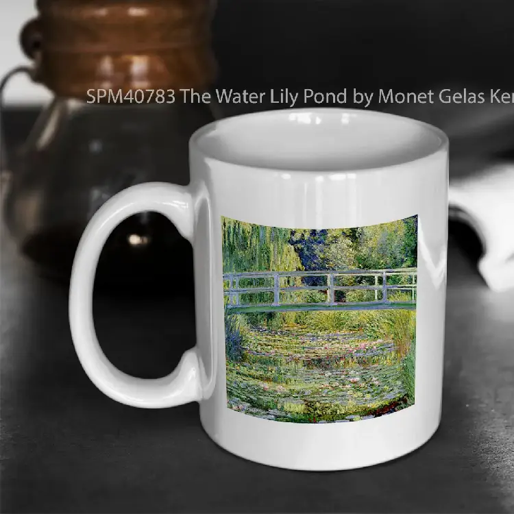 SPM40783 The Water Lily Pond by Monet Gelas Keramik Supermug