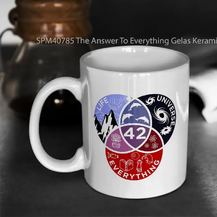 SPM40785 The Answer To Everything Gelas Keramik Supermug