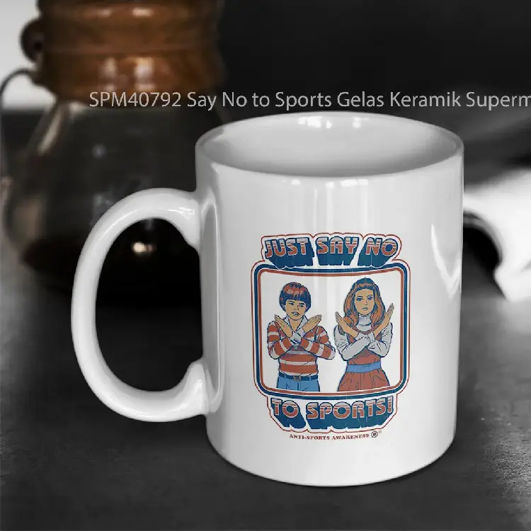 SPM40792 Say No to Sports Gelas Keramik Supermug