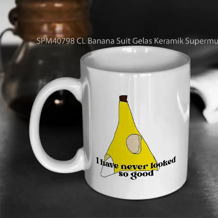 SPM40798 CL Banana Suit Gelas Keramik Supermug