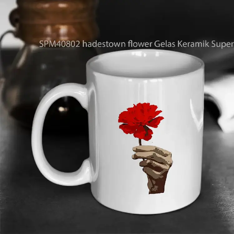 SPM40802 hadestown flower Gelas Keramik Supermug