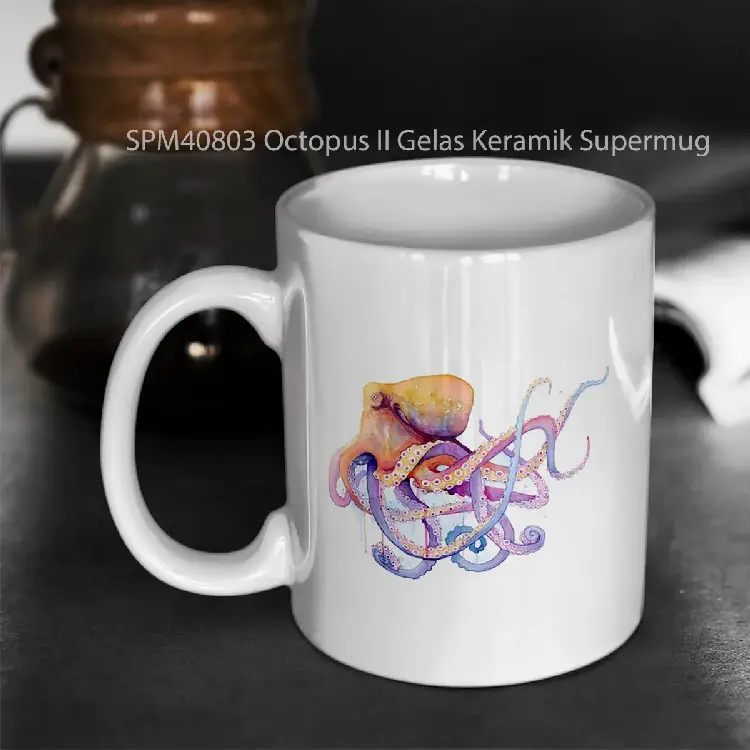 SPM40803 Octopus II Gelas Keramik Supermug