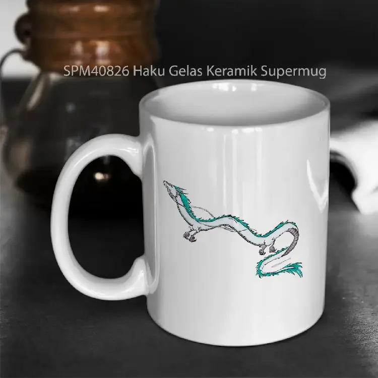 SPM40826 Haku Gelas Keramik Supermug
