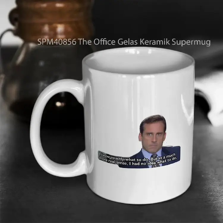 SPM40856 The Office Gelas Keramik Supermug