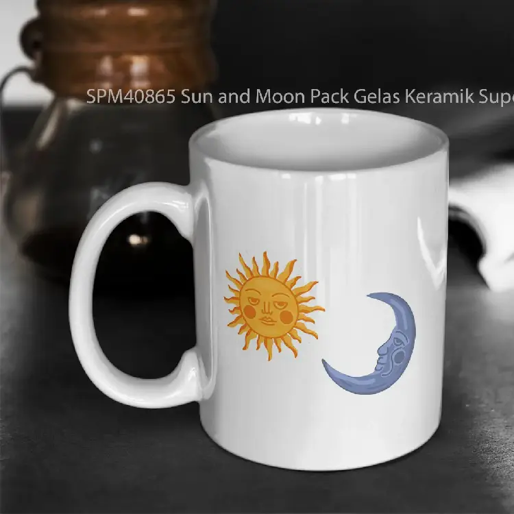 SPM40865 Sun and Moon Pack Gelas Keramik Supermug