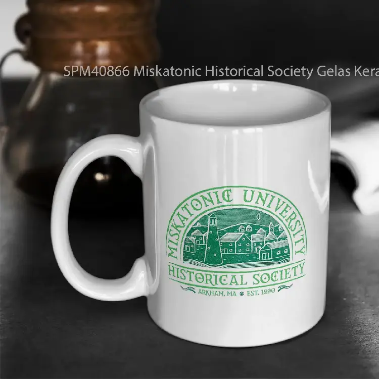 SPM40866 Miskatonic Historical Society Gelas Keramik Supermug