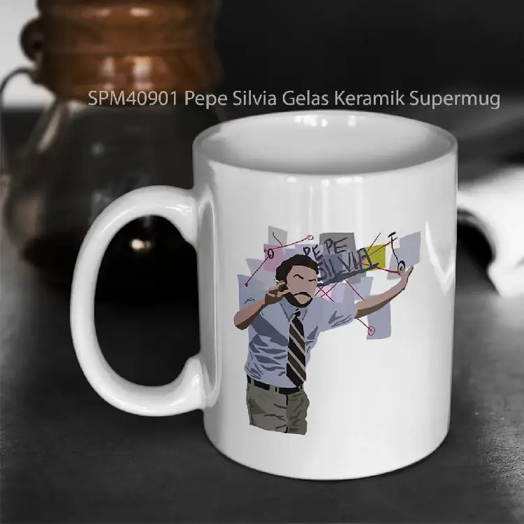 SPM40901 Pepe Silvia Gelas Keramik Supermug