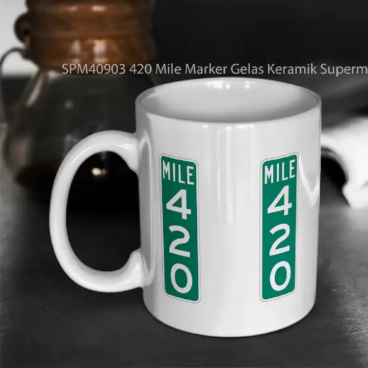 SPM40903 420 Mile Marker Gelas Keramik Supermug